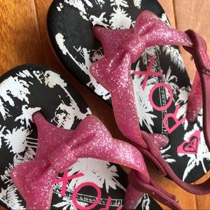 ROXY slippers, girls flip flops, ROXY flip flops